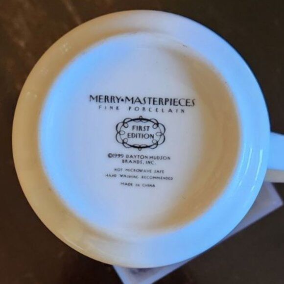 Honest Kids I'm Not Santa Merry Masterpieces First Edition 1999 Mug Lincoln - Picture 3 of 5